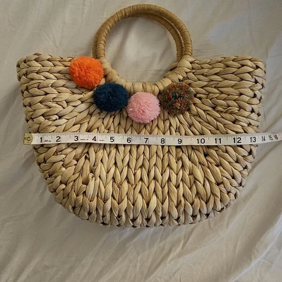 Women's Woven Beach Bag - Picture 3 of 5